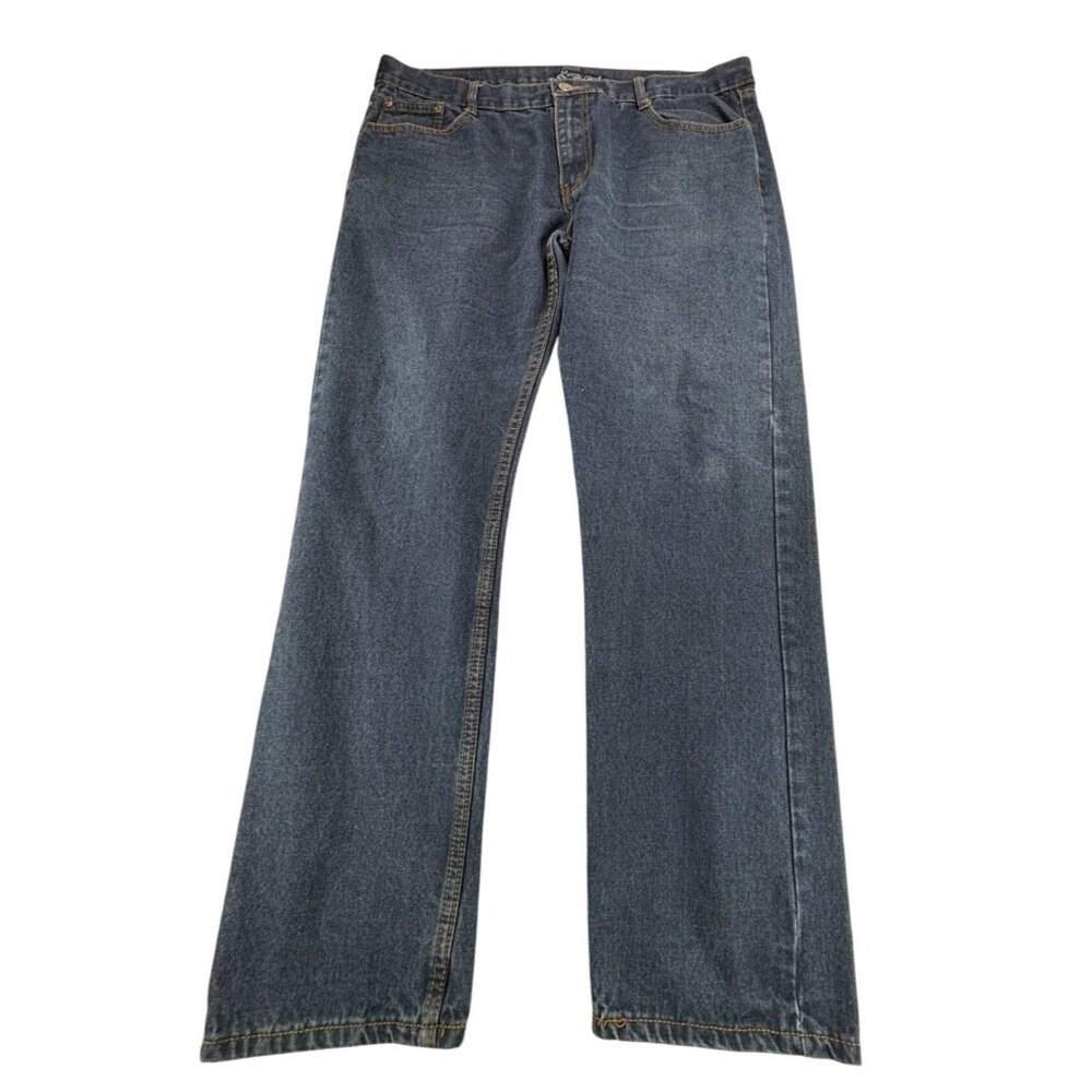 Street Rules Mens Denim Jeans Size 40/32 Straight Fit Blue